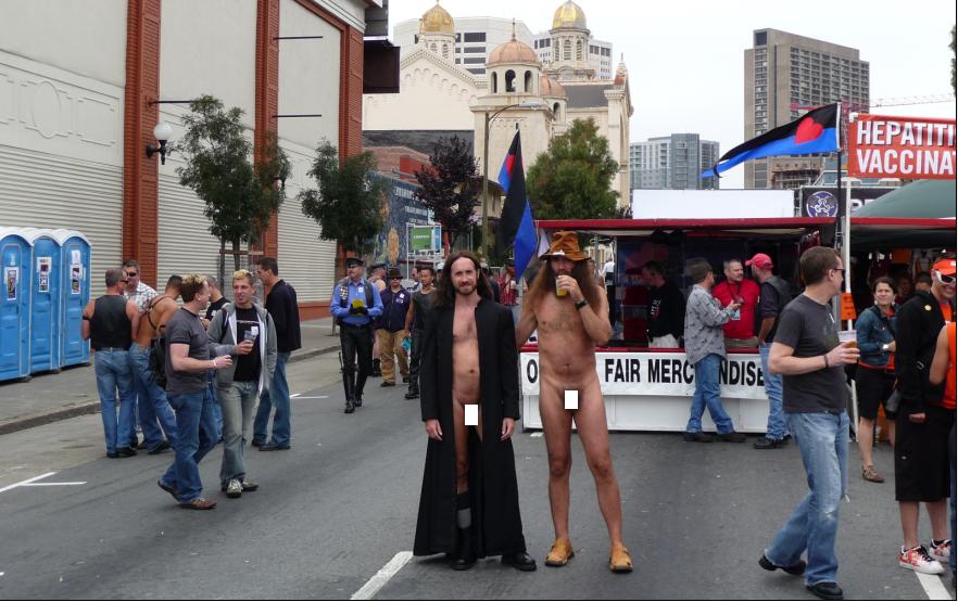 Nudity Fills San Francisco Streets again as Cops Look on and Do Nothing at
