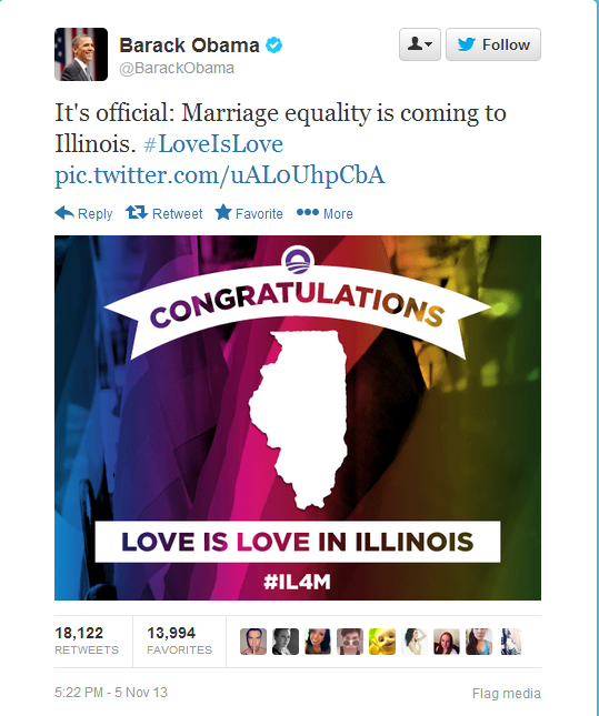 Twitter-Obama-IL-Gay-Marriage-11-5-13-Organizing-For-Action