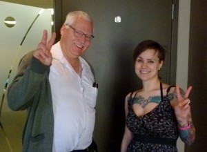 Canadian pro-life and pro-family activist Bill Whatcott poses for photo with anti-"intolerance" activist Brookes, who is working to keep AFTAH's Peter LaBarbera out of Canada.