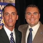 Carl DeMaio (right) with his homosexual love, Johnathan Hale.