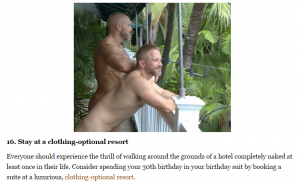 Above is Queery's recommendation to stay at a nude resort. Click to enlarge.