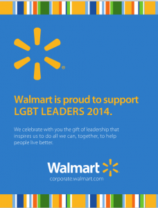 Companies with homosexual agendas walmart ford #10