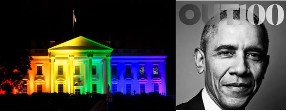 Another Dubious Obama LGBT "First": Barack Obama is obviously the first U.S. President to turn the White House--the people's house--into a symbol of homosexual-bisexual-transgender activism. The rainbow has been appropriated by the LGBTQ movement as the symbol of their sin movement.